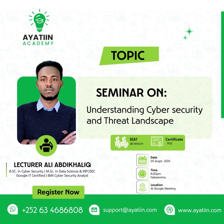 Webinar: Understanding Cyber security & Threat Landscape