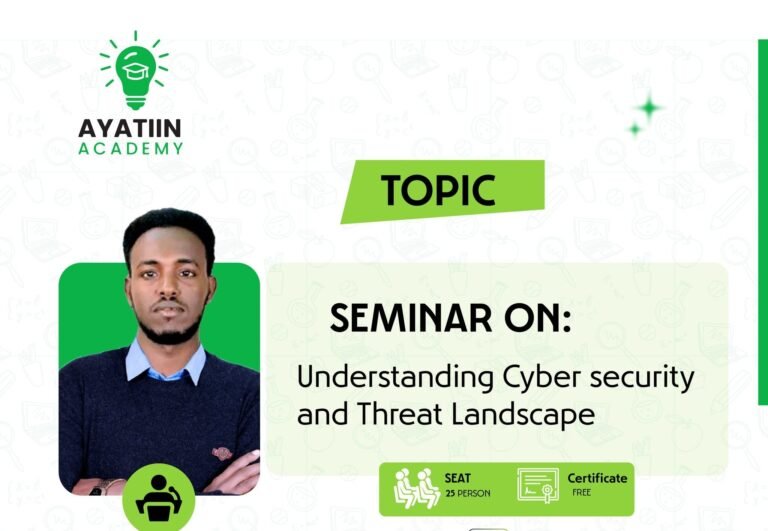 Webinar: Understanding Cyber security & Threat Landscape